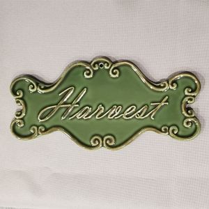 Harvest Sign in Green‎ - NWT
